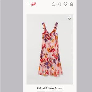 H&M flounce trim dress - sold out